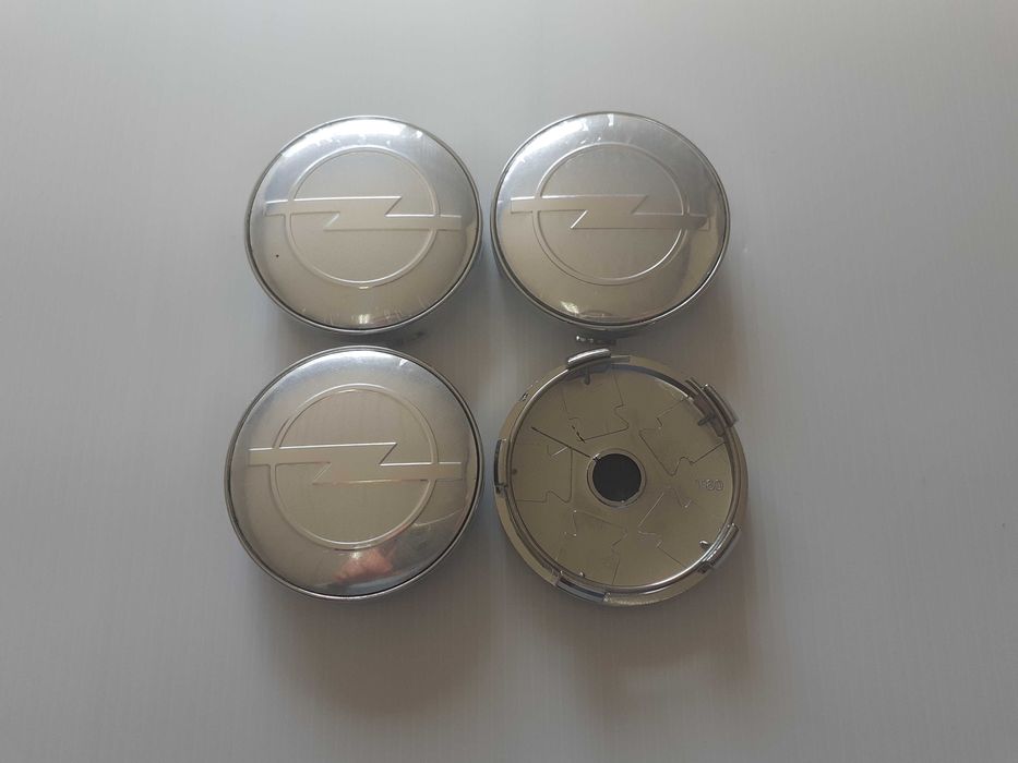 Centros/tampas de jante completos Opel com 56, 59, 60, 64 e 68 mm