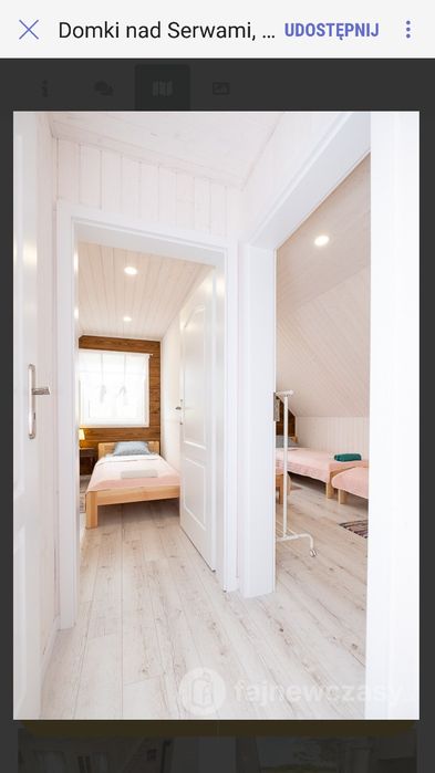 Domek nad jeziorem Serwy Augustów