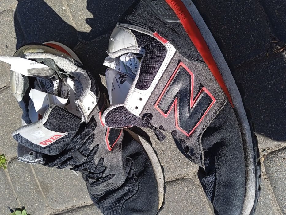 Buty używane New balance 574 uszkodzone