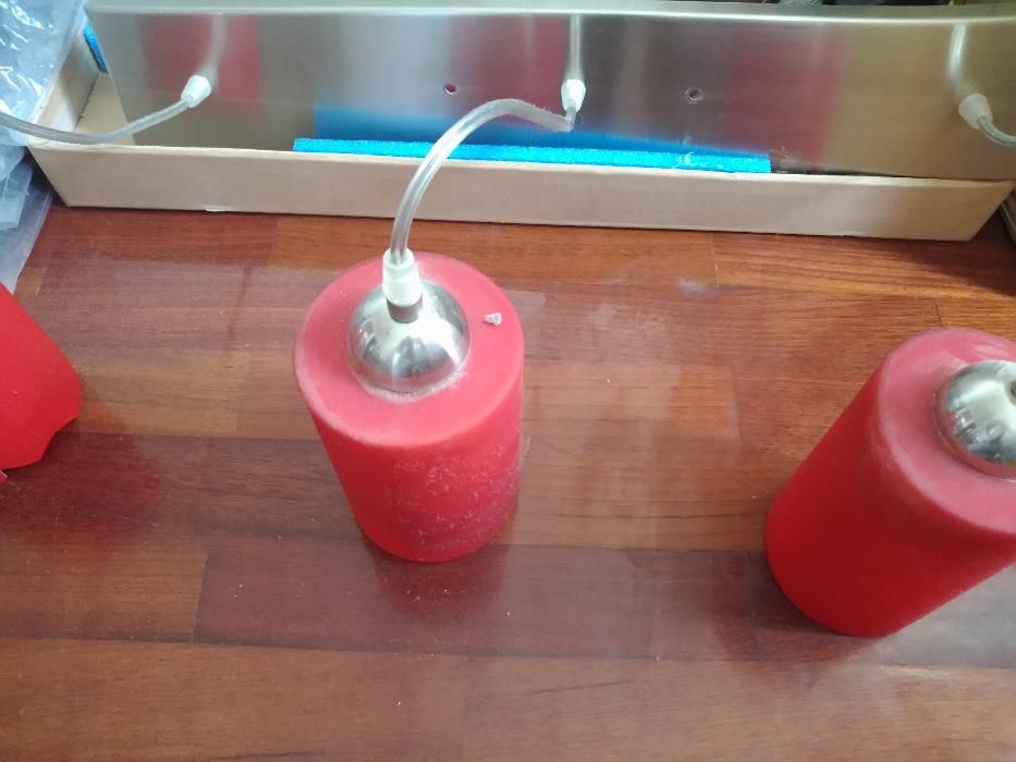 Candeeiro com 3 lampadas a funcionar