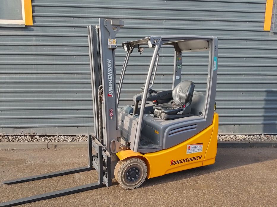 Jungheinrich EFG 216k  maszt duplex z wolnymn skokiem , LI ION.