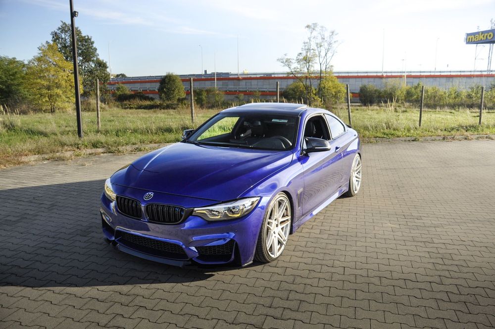 BMW Seria 4 BMW F32 435i USA, Bezwypadek, San Marino Blue, Niski Przebieg