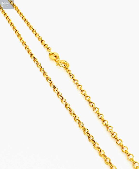 Złoty łańcuszek splot Ankier złoto pr. 585 waga 2,62 g długość 55 cm