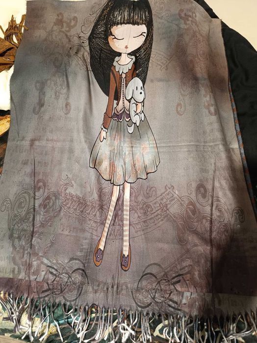 Szal anekke dwa wzory