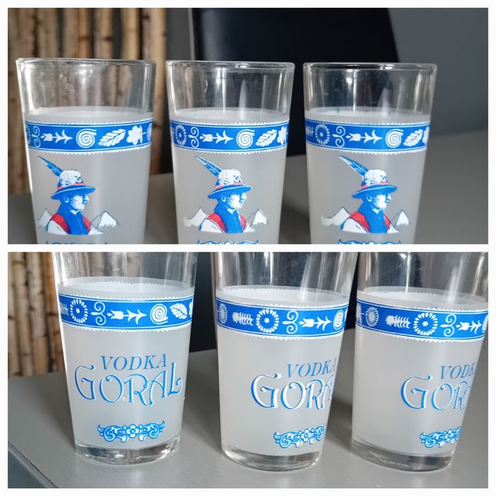 Kieliszki duze do szotów wódka Góral
