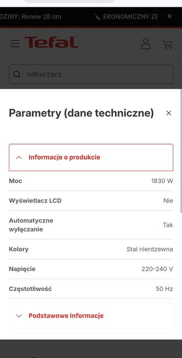 Tefal Easy Fry & Grill XXL model EY8