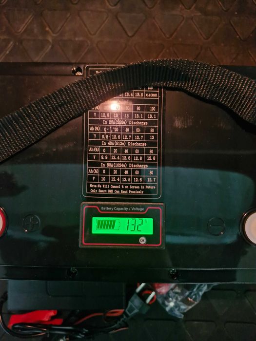Акумулятор зLiFePO4 12V 100Ah SJY (з дисплеєм та зарядним)ДБЖ,інвертор