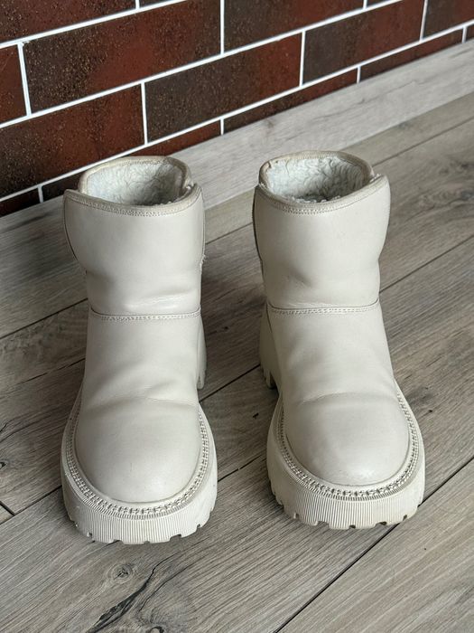 Ботінки зимове взуття жіночі шкіра