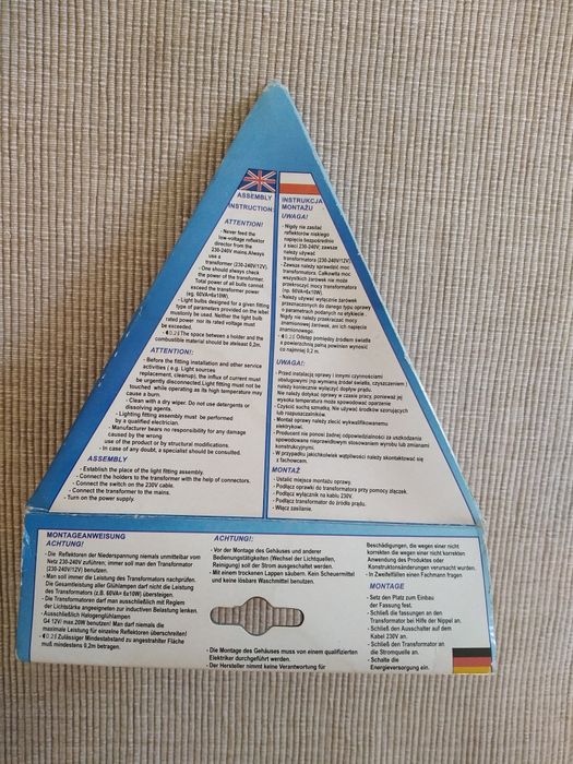 Lampa halogenowa pod szafkę