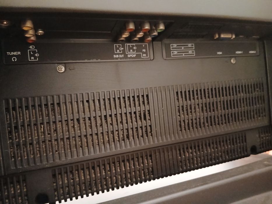 Televisão Sanyo como nova