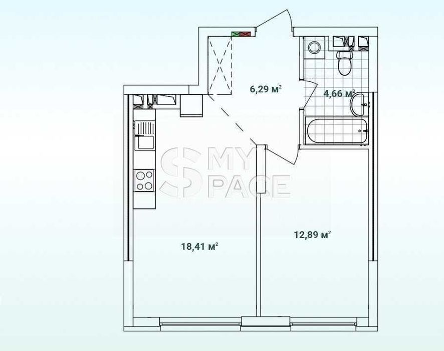 продаж 1к квартири жк Варшавський-3 буд. 10.4 зданий