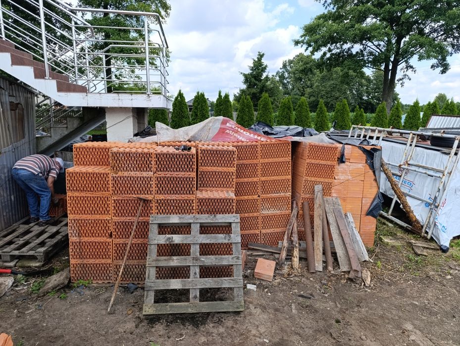 Cegły Pustaki ceramiczne Porotherm Wienerberger 37x25 i 44x25