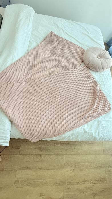 Manta de almofada rosa ikeia
