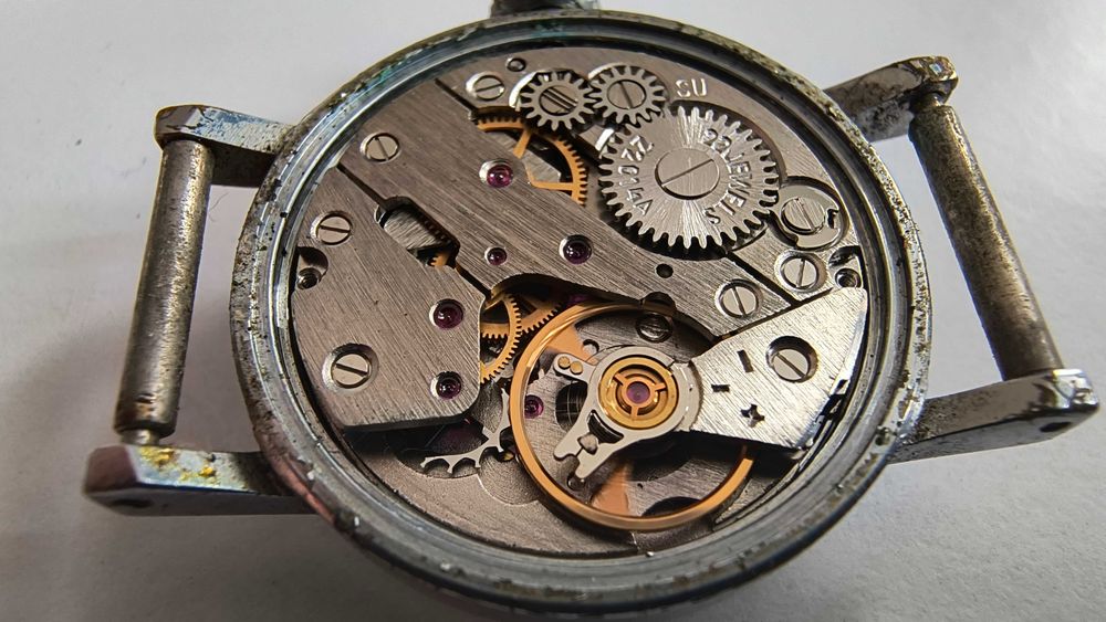 2 Zegarek Mechaniczny Stary Retro Vintage PRL Zabytkowy
