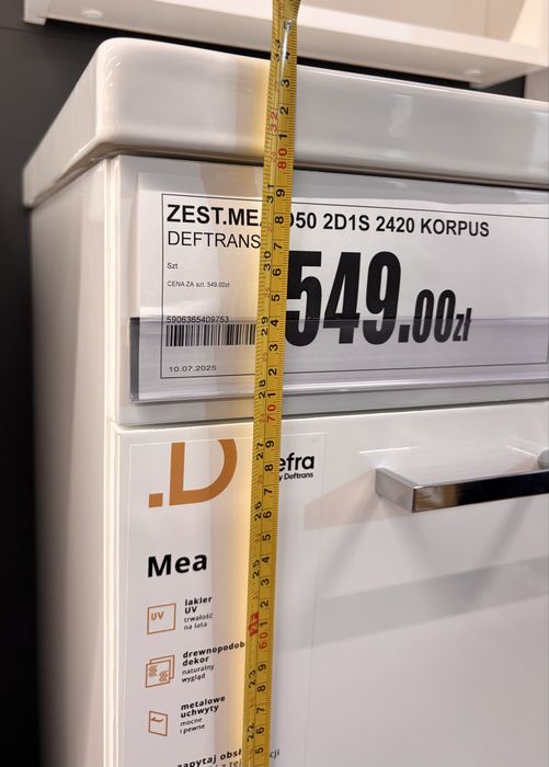 Nowa Szafka umywalkowa z umywalką