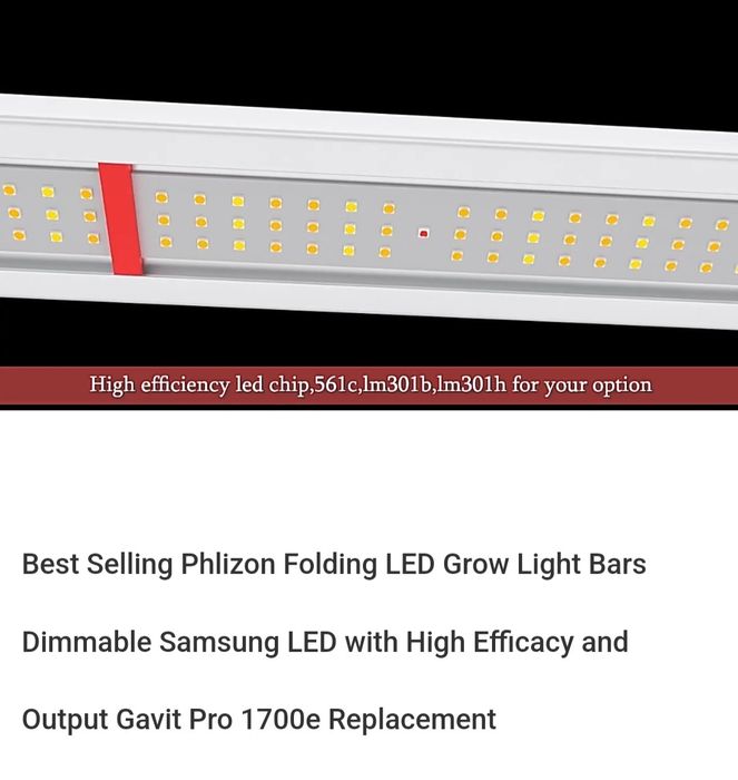 Phlizon Última Geração diodos Led 640w Samsung 281b
