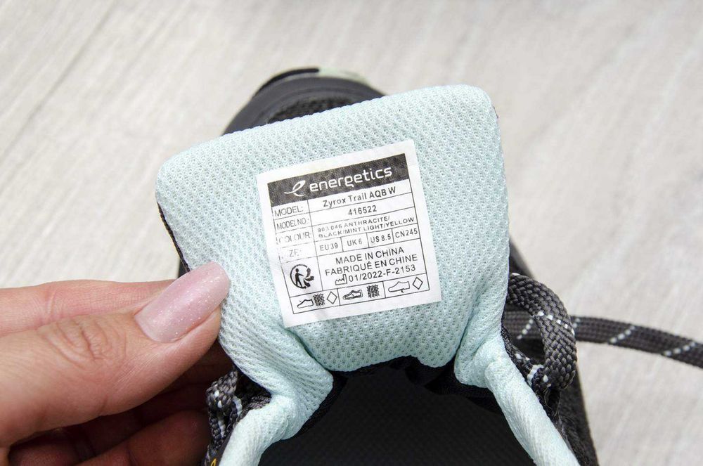 Кросівки Energetics Zyrox Trail AQB. Устілка 25 см