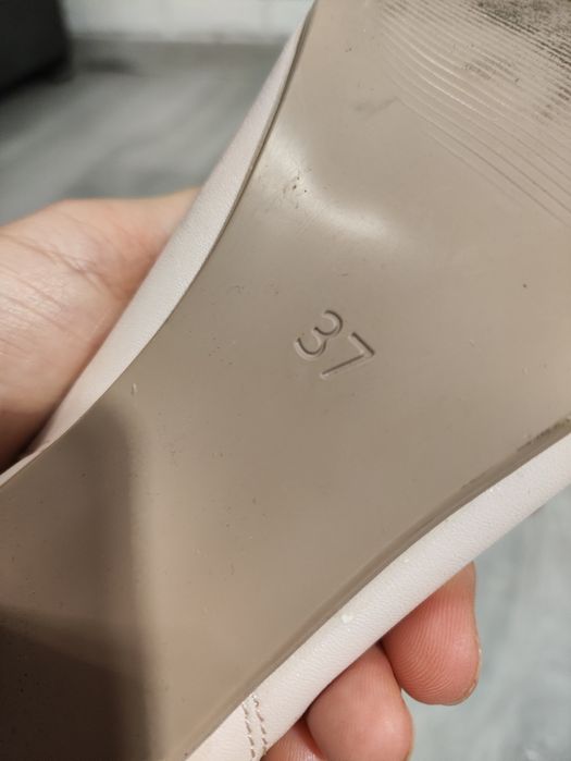 Buty na obcasie czułenka na słupku pudrowy róż 37