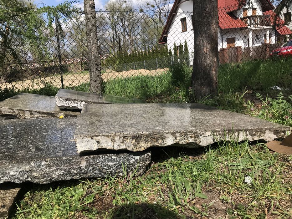 płyty kamienne , na dwór