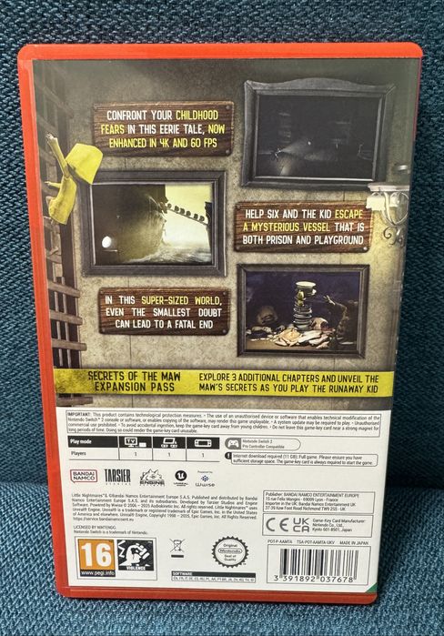 Продам игру - Little Nightmares Enhanced Edition Complete Edition для Nintendo Switch 2
