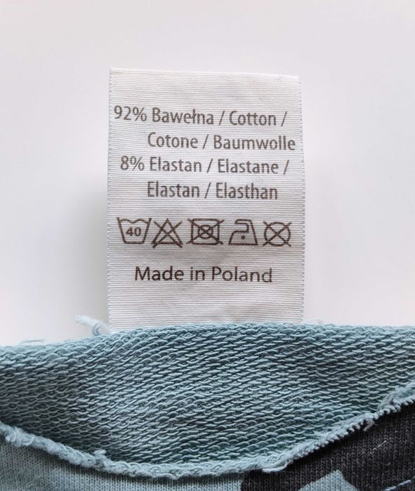 Sukienka Frilly Gwiazdki Tuss 92/98 Brudny Błękit