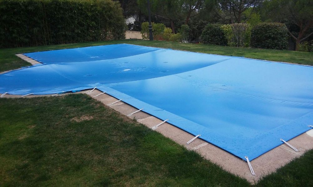 Coberturas de inverno azul