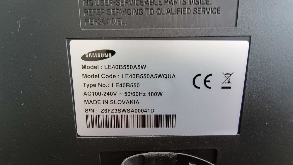 Телевізор Samsung LE40B550A5W
