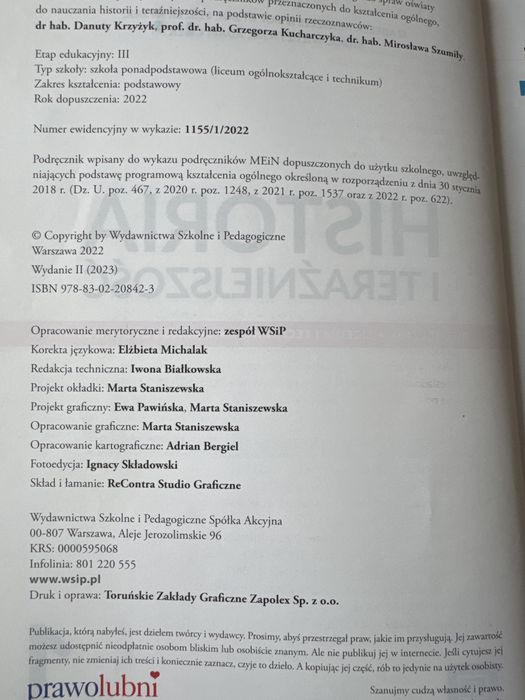 Historia i teraźniejszość 1