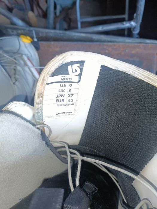 Ботинки для сноуборда Burton Moto ботинки рабочие сапоги 42 р 1981год