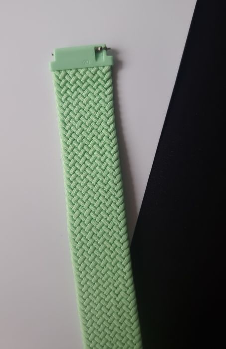 Pasek plecionego materiału 20 mm do zegarka Samsung, Huawei, Amazfit,