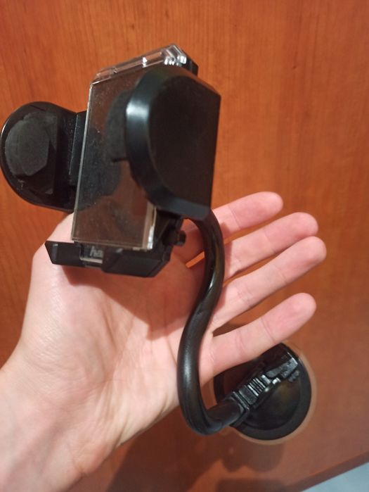 Uchwyt samochodowy do telefonu regulowany czarny