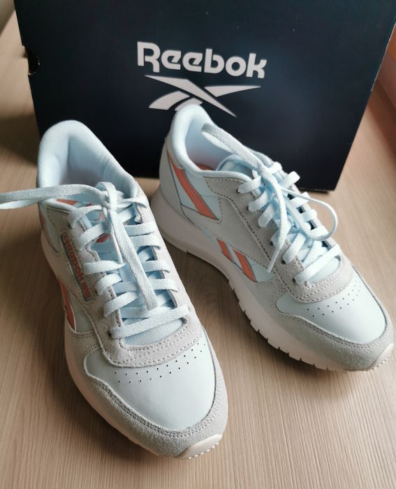 Buty Reebok 37,5 dł wkładki 24cm, skórzane Nowe