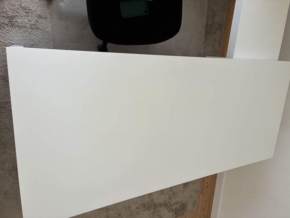 MALM Secretária com painel extraível branco Ikea