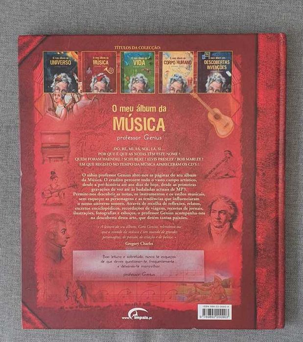 O meu album da música professor genius livro