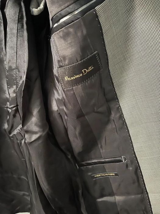 Fato completo Massimo Dutti impecável cinzento