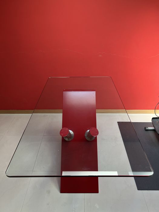 Mesa Sala 1,60 x 0,90 tampo vidro