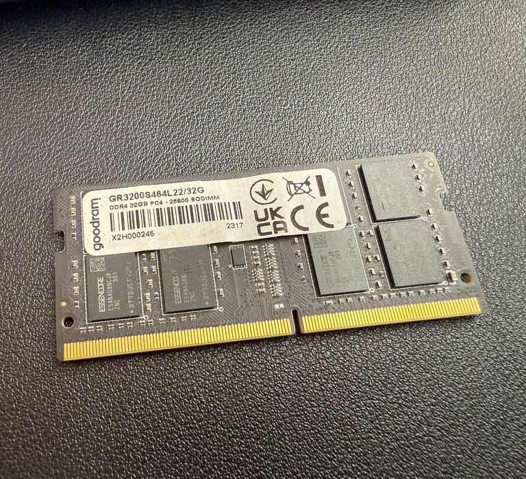 Оперативна пам'ять для ноутбука Goodram DDR4 32gb 3200 MHz