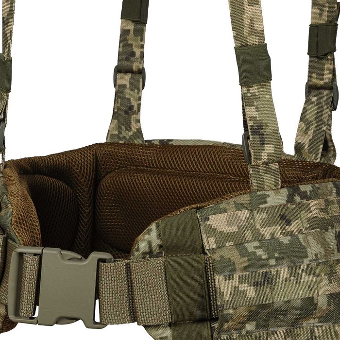 РПС Warbelt Molle ЗСУ. Без підсумків з кишеней під балпакет. Піксель.