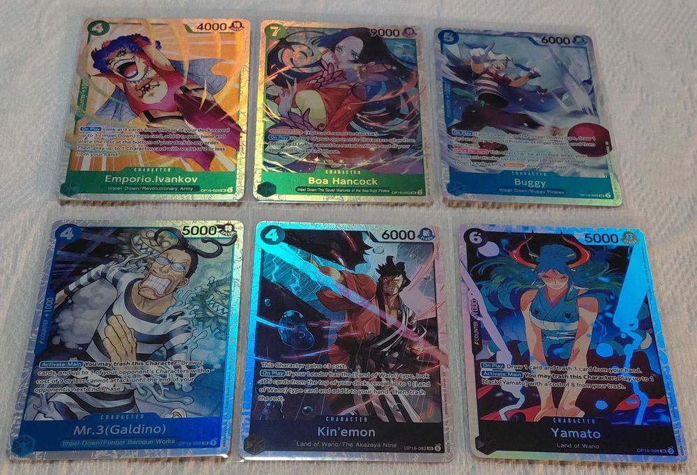 Cartas One Piece TCG PRB01 PRB02 EB04 OP16 ST35
