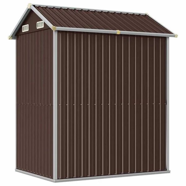 Abrigo de Jardim em Aço Galvanizado vidaXL 192x152x237 cm (Completo e Desmontado)