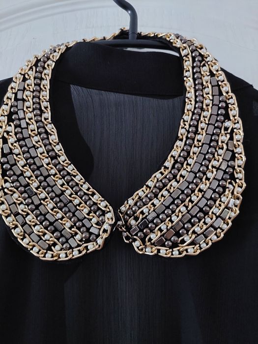 Kołnierzyk ozdobny do koszuli damskiej