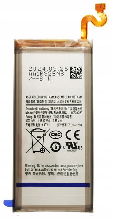 Nowa Bateria Do Samsung Note 9 Eb-Bn965Abu N965