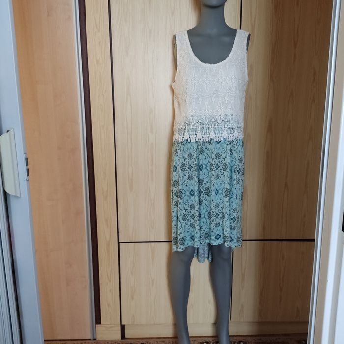 Marks & Spencer Indigo collection sukienka z viskozy 42/44