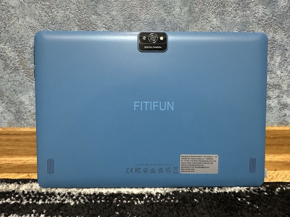 FITIFUN Tab 10 Pro 12/64 ГБ, Blue, WI-FI, Android 15, 10-дюймовий