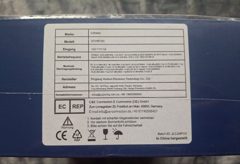 Автомагнітола Lehwey /bluetooth/ з екраном/навігація/android