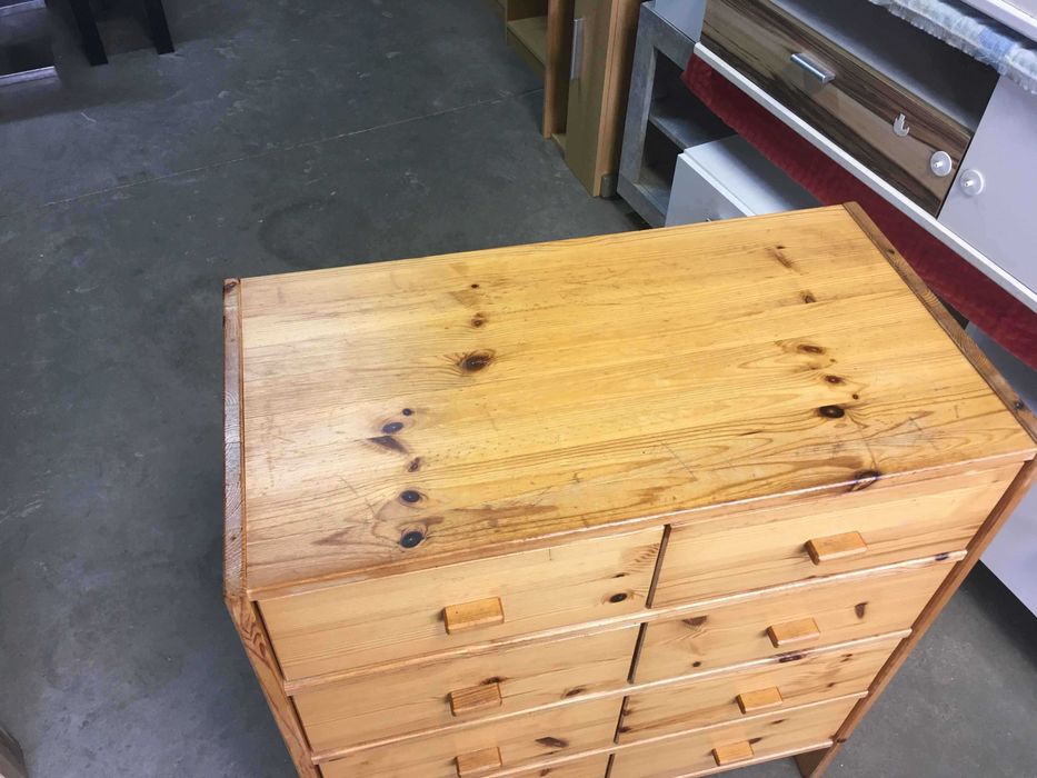 Komoda sosnowa szuflady 8
