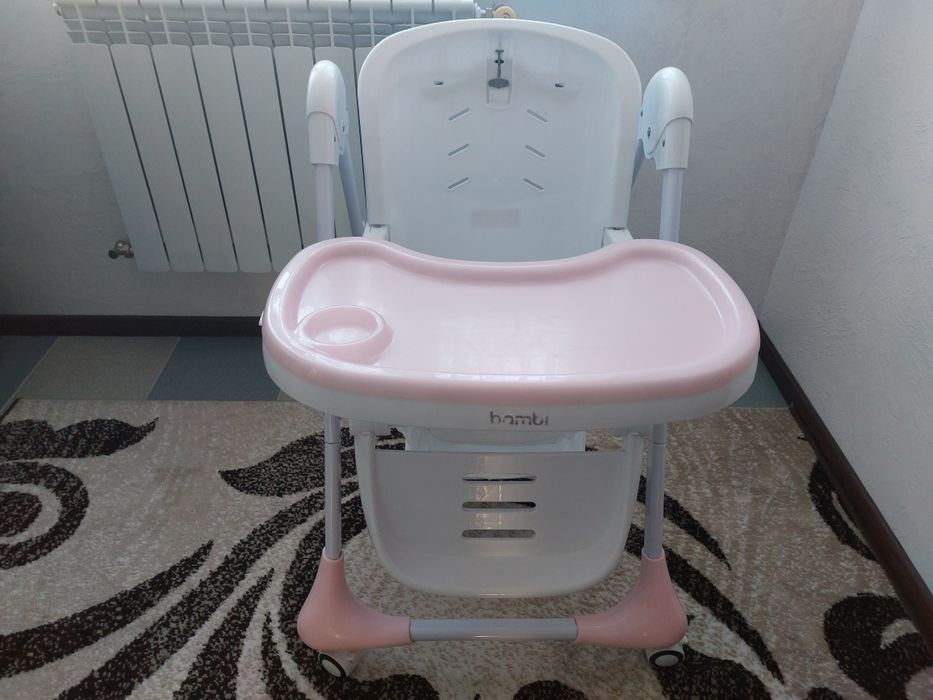 Стільчик для годування Bambi M3233 Unicorn Pink