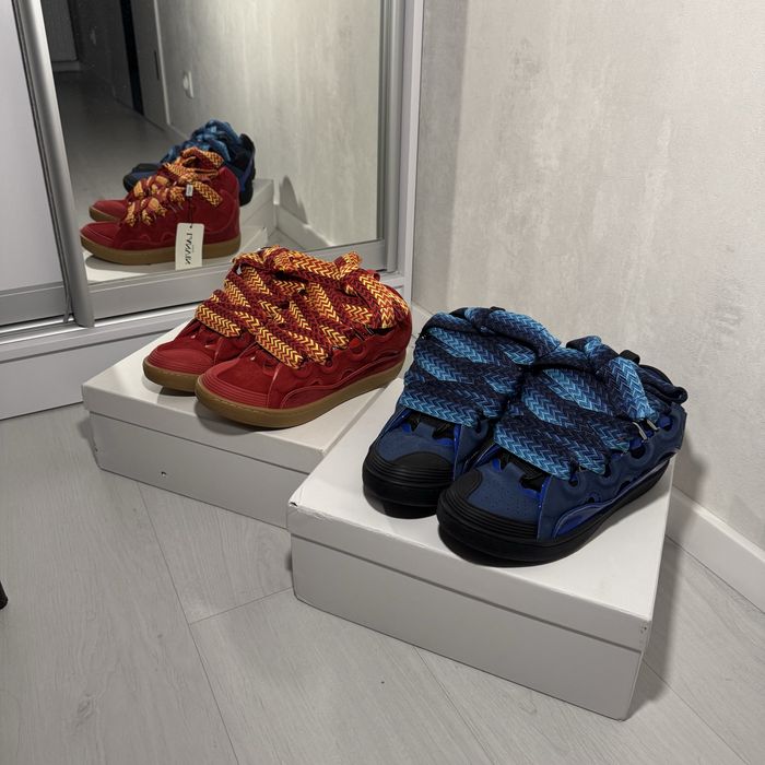 2 КОЛЬОРИ! Lanvin Curb Red 43, 44 Size: 4 999 грн. - Кроссовки для