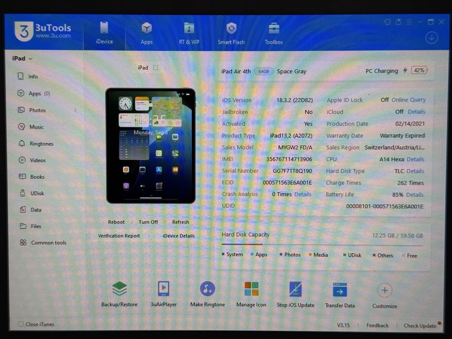 iPad Air 4 (A2072) - 64GB - Cellular (LTE) - faktura VAT 23%