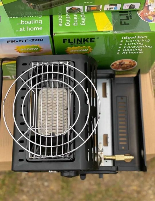 Плитка- нагрівач трансформер газовий Flinke, 2 кВт, з перехідником